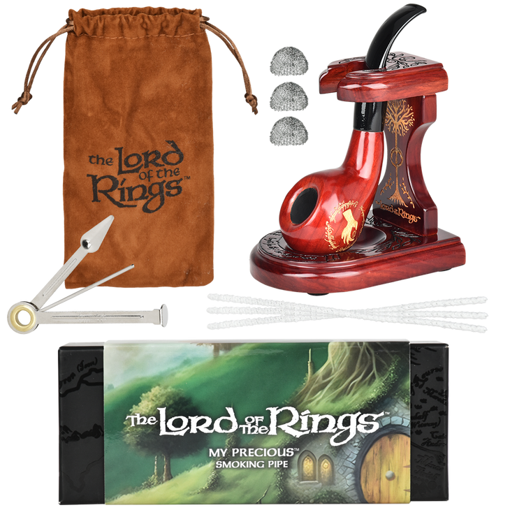 MY PRECIOUS Smoking Pipe & MIDDLE-EARTH™ Stand Bundle | Shire Pipes™ x The Lord of the Rings™