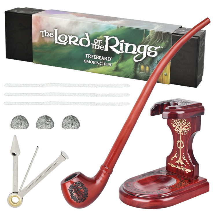 TREEBEARD Smoking Pipe & MIDDLE-EARTH™ Stand Bundle | Shire Pipes™ x The Lord of the Rings™