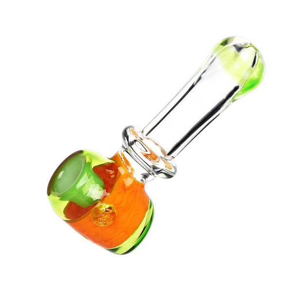 Slime Barrel Hand Pipe | Side View