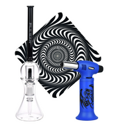 Spun Splendid Vapor Vessel, Torch, & Dab Mat Bundle