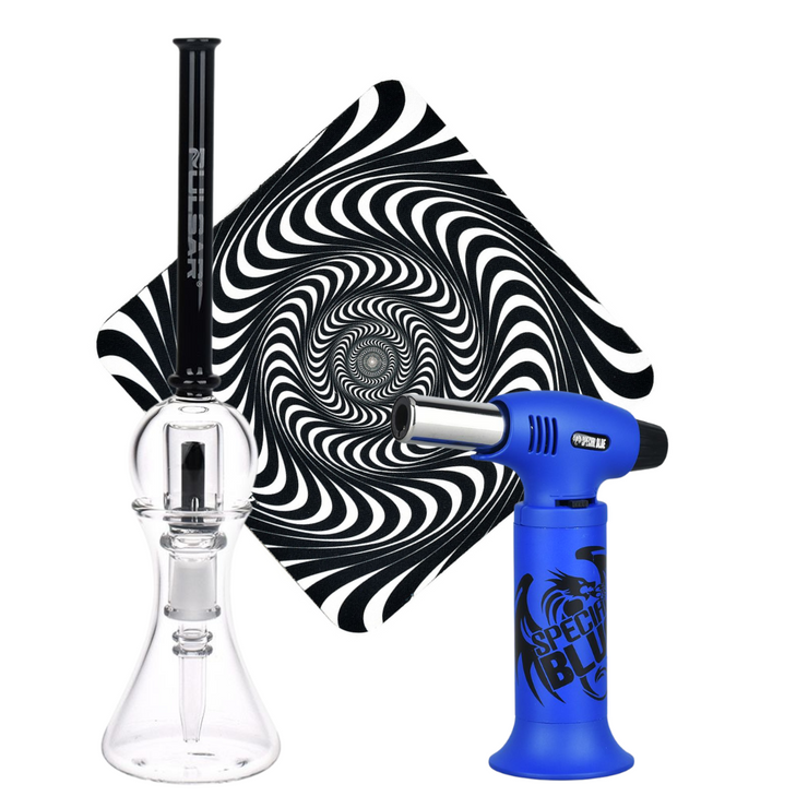 Spun Splendid Vapor Vessel, Torch, & Dab Mat Bundle