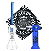 Spun Splendid Vapor Vessel, Torch, & Dab Mat Bundle