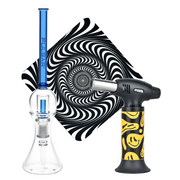 Spun Splendid Vapor Vessel, Torch, & Dab Mat Bundle