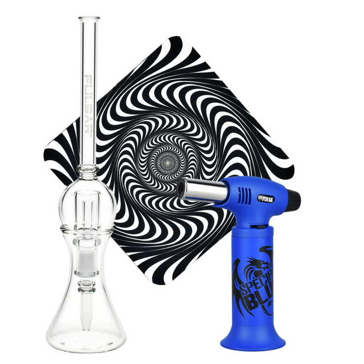 Spun Splendid Vapor Vessel, Torch, & Dab Mat Bundle