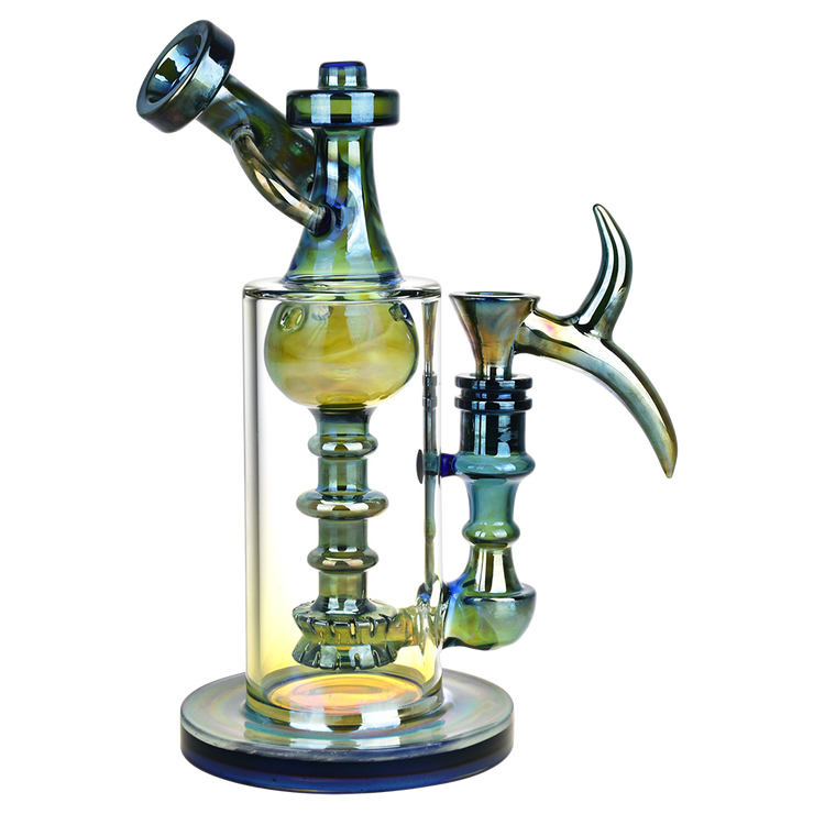 Steampunk Future Recycler Bong |  | Alt Side View