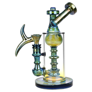 Steampunk Future Recycler Bong | Side View