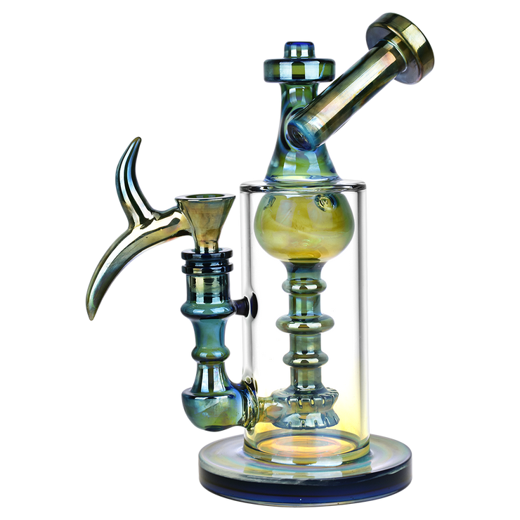 Steampunk Future Recycler Bong | Side View