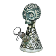 Stone Finish Sugar Skull Bong | Front View