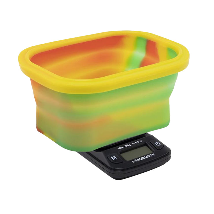 Truweigh Mini Crimson Collapsible Bowl Scale | Rasta