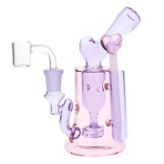 Violet Hearts Incycler Dab Rig Set | Back View