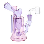 Violet Hearts Incycler Dab Rig Set | Front View