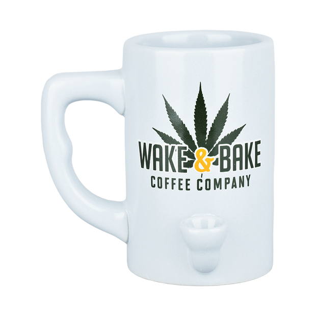 Wake & Bake Coffee Pipe Mug | Gray