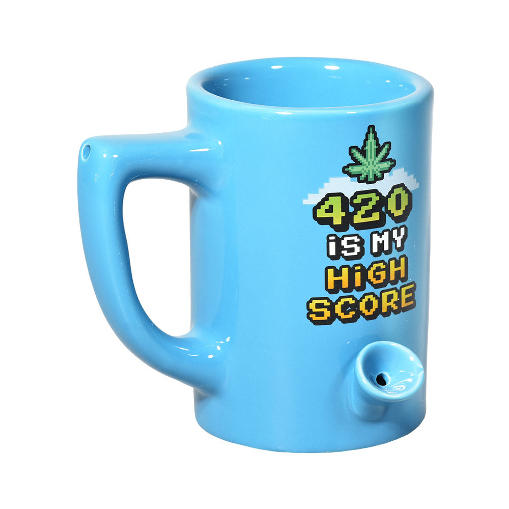 High Score Ceramic Pipe Mug  Stoner Lifestyle Gifts - Pulsar