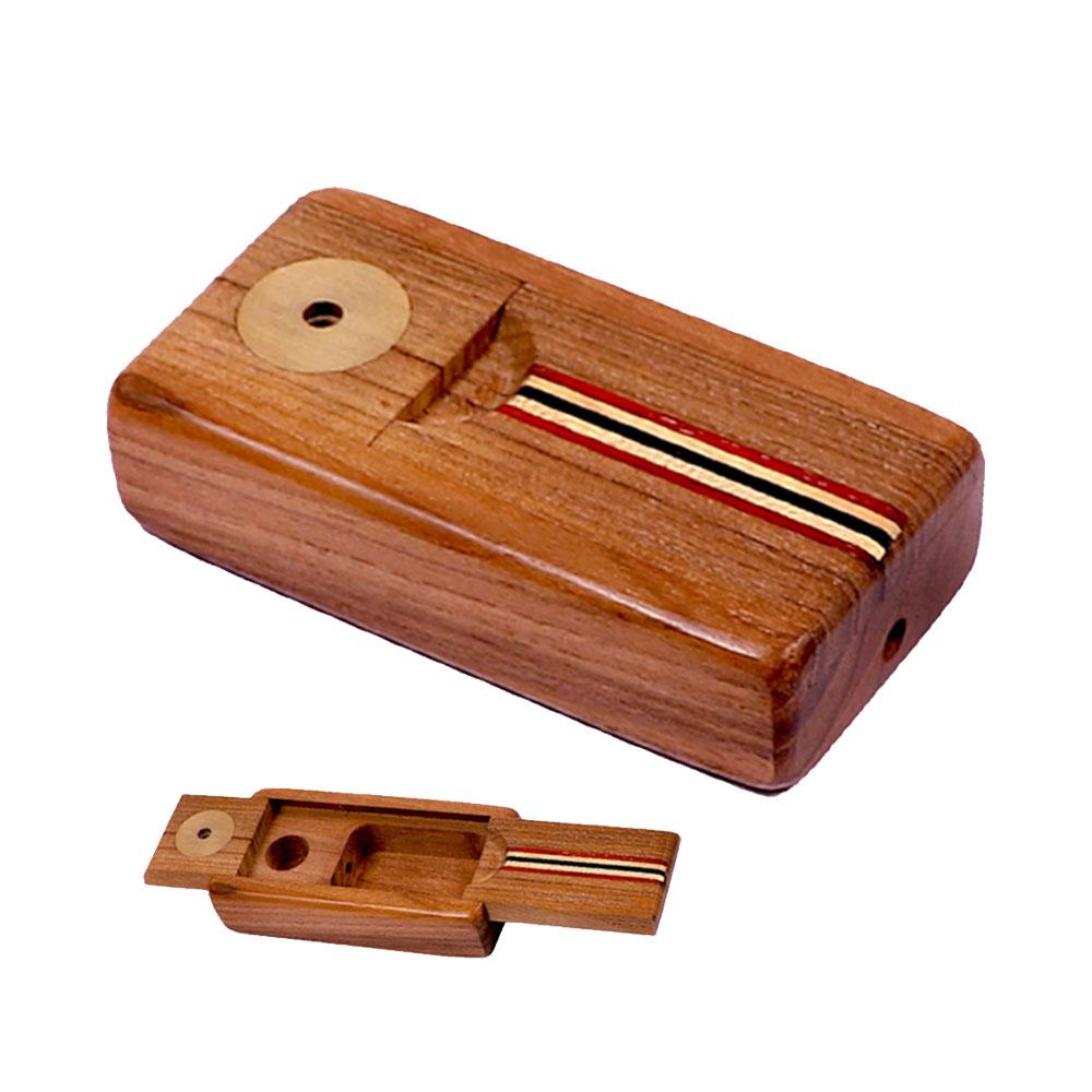 Complete Smoker Gift Set includes Wood Stash Box, Wood Rolling Tray, Stash  Jar, Herb Grinder, and Wind Proof Lighter