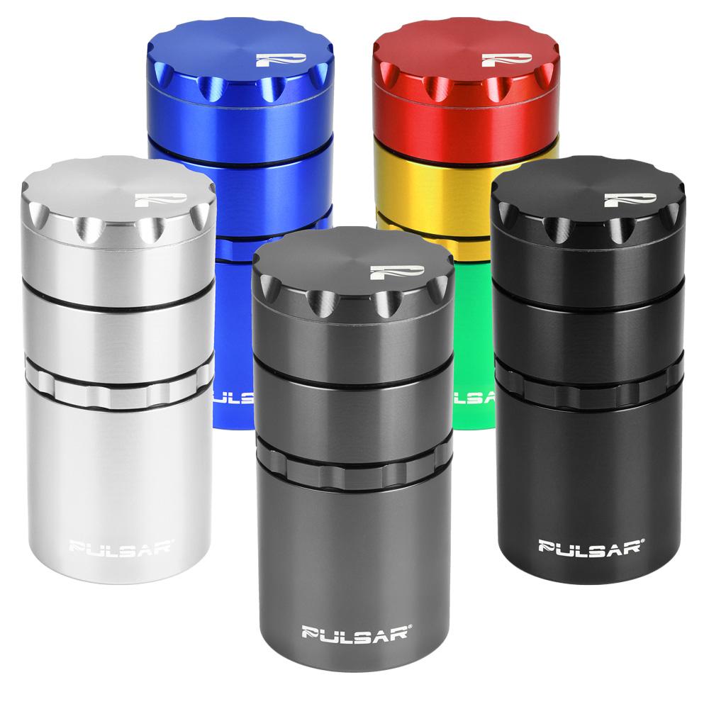 Pulsar Diamond Faceted Herb Grinder, 4pc