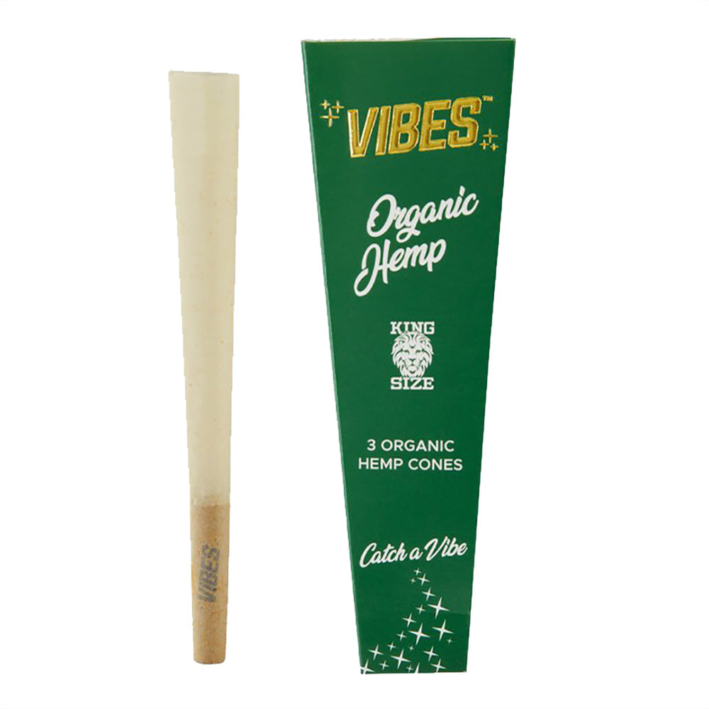 Vibes Organic Hemp Cones | Kingsize Slim | Fast Shipping – Pulsar