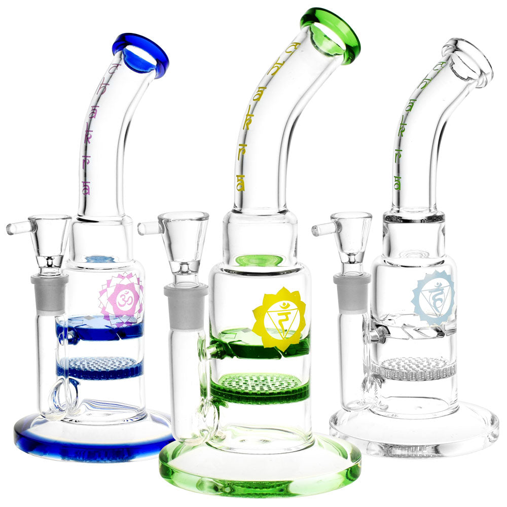 Buy Glass Ash-Catcher Double Percolator Honeycomb & Vortex Percolator